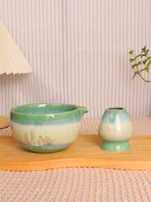 2 件套青瓷滴釉抹茶茶碗、茶筅、茶道用具、家用泡茶工具、带壶嘴的陶瓷抹茶碗 - 抹茶碗 - 查看 15