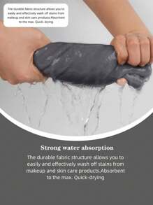 1/6/12条装沙龙面部按摩巾，超柔软微纤维定制面部裹敷SPA美容护理面部裹敷巾 - 多色 - 查看 6