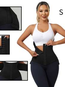 1 pièce Ceinture de taille double couche pour le fitness et le yoga pour femmes, gaine de taille amincissante pour l'entraînement au printemps/été