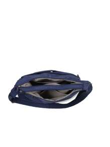 Bolso de nailon para mujer, casual, ligero, diseño de múltiples bolsillos, gran capacidad de almacenamiento, de moda, para ir y venir - Azul - Ver 3