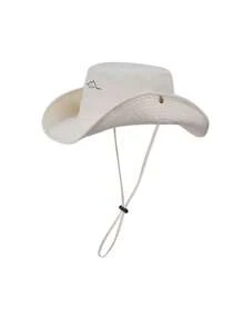 Herren einfarbiger Lässig Nylon UV-Schutz wasserabweisender schnelltrocknender Fischerhut