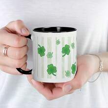 St Patricks Day Shamrocks Mugs 11 Oz (325 Ml) Ceramic Coffee Mug Mug Housewarming Mug Home Friends Mug