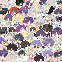 80Pcs Game Love And Deepspace Stickers Cartoon Figure Li Shen Qi Yu Shen Xinghui PVC Graffiti Sticker Kids Gift