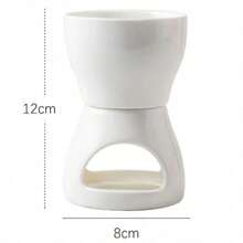 Nồi nấu chảy phô mai sô cô la gốm sứ cao cấp Mini sáng tạo Dụng cụ gia dụng Phụ kiện nhà bếp - trắng - Xem 2