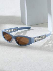 Y2K Fashion Okulary Modowe Z Unikalnym Wzorem Pustych Nóg, Styl Retro Kociego Oka, Europejskie I Amerykańskie Personalizowane