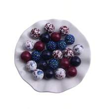 20pcs 20mm Bulk Price Cheap Handmade Colorful Style Mix Set Acrylic Gumball Beads For Chunky Bubblegum Beadable Keychain Jewelry Bracelet Necklace DIY Making - Multicolor - View 20