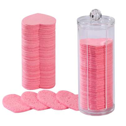 10/30/50/100pcs Compressed Natural Cellulose Face Sponge Set, Professional Makeup Cleansing And Exfoliating Sponges For Facial Care, Masks, Travel And Home Makeup Removal