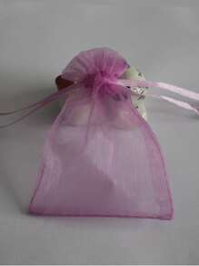 10/50/100pcs Gift Packaging Bags, Multi-Color Organza Candy Bags, Tableware, Size: 7*9CM, Various Holiday Party Packaging Supplies, Festival Home Decor