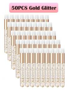 50pcs Eyelash Extension Cleaning Brushes, Nose Blackhead Cleaning Micro Brushes, Eyebrow & Eyelash Cleansing Foaming Brushes - Multicolor - View 11