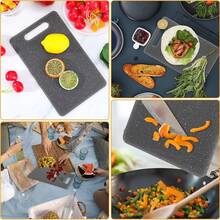 Cutting Board, Portable Cutting Board, PP Complementary Food Classification Plastic Cutting Board Set, Double-Sided Kitchen Home Cutting Board Plastic Cutting Board - Multicolor - View 7