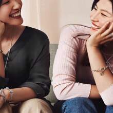 New Design Figure-Eight Flower Symbol Snake Bone Bracelet, Suitable For 925 Sterling Silver DIY Bangle, Fashionable Jewelry For Women, Birthday And Wedding - Silver - View 4