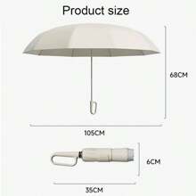 Zuodu Zuo Du Automatic Umbrella With Stronger Construction, Larger Size, Compact, Foldable, Reverse Open & Close Design, Suitable For Both Men And Women