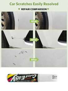 1pc-General Car Scratch Repair Pen, Repair Car Paint Easily And Quickly, Car Touch-Up Paint Black And White Scratch Repair Car,Car Accessories - Multicolor - View 5