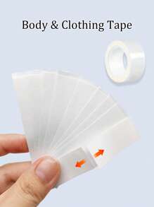 Secure & Discreet Dressing Aids: Invisible Fashion Tape, Waterproof Double-Sided Adhesive For Shirts & Lingerie - White - View 4