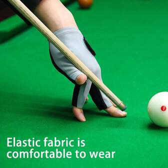 1pc Professional Snooker/Billiard Fingerless Glove, Breathable & Comfortable