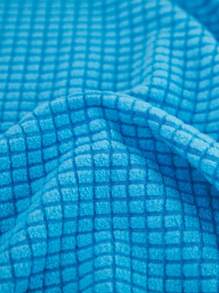1pc Jacquard Pillowcase Sofa Cushion Cover Home Decor Protective Cover - Blue - View 9