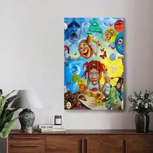 Framed Room Decor Trippie Redd Inspired Art Print, Es, , Vibrant Wall Decor For Home, Office, Or Hotel - Framed - View 4