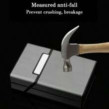 Customized Metal Cigarette Case, Personalized Name, Gift For Lover, Family And Friends, Brushed Craft - Multicolor - View 6