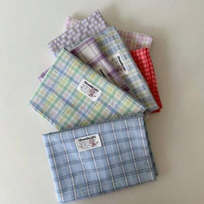 1 件 35*50 厘米复古格子亚麻餐垫 - 可水洗，耐热杯垫，是桌面装饰和杯子保护的理想之选，适用于厨房和家居装饰，也是节日派对、厨房和餐厅的完美道具。