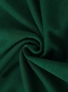 Camiseta Masculina 100% Algodão Camisa Fio 30.1 Blusa Gola Redonda Envio Imediato Varias Cores Confortável Estampa Cartas - Verde - Visão 3