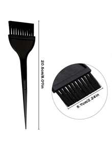 1/10pcs Professional Hair Dye Brush, Suitable For Salon Professionals And DIY Hair Styling, Designed For Easy Self-Expression At Home - Black - View 5