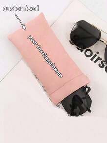 Wholesale 5pcs Custom Portable Dazzling Pink Colors Glasses Bag, Soft Pu Leather Eyeglasses Storage Pouch,Sunglasses Protector Case Bag,Can Be Used To Store Earphones Coins Jewelry, An Ideal Gift For Friends, Family, Classmates, Teachers, And Colleagues For Men And Women Back To School School Bag Travel Essentials Travel Organizer For Beach Summer Vacation - Multicolor - View 4