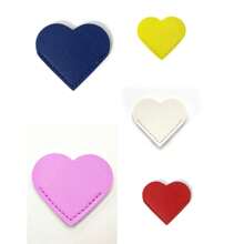 5pcs/10pcs/Set,Leather Heart-Shaped Bookmark, Corner Book Accessory Cute Corner Bookmark, Reading Enthusiast Book Accessory, Women's Bookmark, Book Enthusiast Bookmark, Suitable For Gifts For Women, Children, And Book Enthusiasts, Cute Handmade Reading Gift Accessory,Color Random