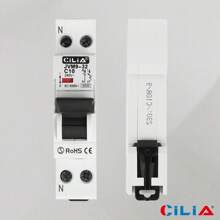 CILIA Interruttore automatico in miniatura 1/2/4 pezzi - DPN 1P+N 220 V, 4,5 kA 30 mA, 1 modulo (C6/10/20/25/32)