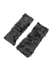 1 Pc Gloves In One Size Halloween Gloves Beggar Black Hole Gloves Punk Dark Gloves Cosplay Clothing Accessories Gloves