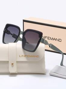 LINFEMAND LINFEMAND Oversized Decorative Eyeglasses, Unisex Fashion Accessory For Outdoor, Photography, Travel Outfits, Surprise Holiday Gift For Summer Beach Vacation,Outdoor,Travel