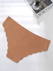 MLeyhoice 5pcs/Pack Women's Seamless Solid Color Comfy Triangle Panties (Simple Solid Color Minimalist Underwear) - Multicolor - View 8