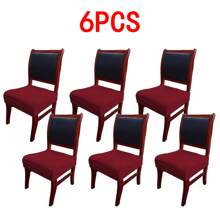 1/2/4/6pcs Thickened Corn Fleece Cushion Covers, Square Chair Pad Seat Covers For Dining Room, Kitchen, Chair Sofa, Removable Soft Cushion Slipcovers - Multicolor - View 14