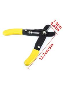 1件装珠宝制作链条钳 - 铆接式手动包链开合工具、DIY切割器、无齿夹钳、可调节迷你剥线钳，用于链条安装和改装 - 彩色 - 查看 2