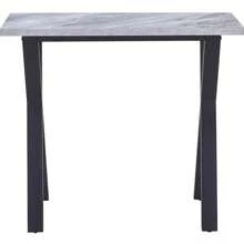AINPECCA Bar Table Breakfast Counter Table With Metal Legs Industrial Style Coffee Kitchen - White - View 5