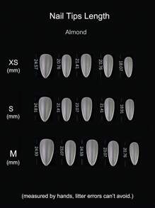 10 piezas de uñas postizas en forma de almendra con diseño de arte de uñas francés estilizado con flores 3D talladas a mano y color rosa degradado, para primavera y verano, nuevos artículos reutilizables de suministros para uñas - Rosa Fucsia - Ver 9