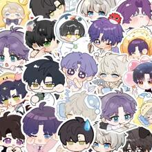 80Pcs Game Love And Deepspace Stickers Cartoon Figure Li Shen Qi Yu Shen Xinghui PVC Graffiti Sticker Kids Gift