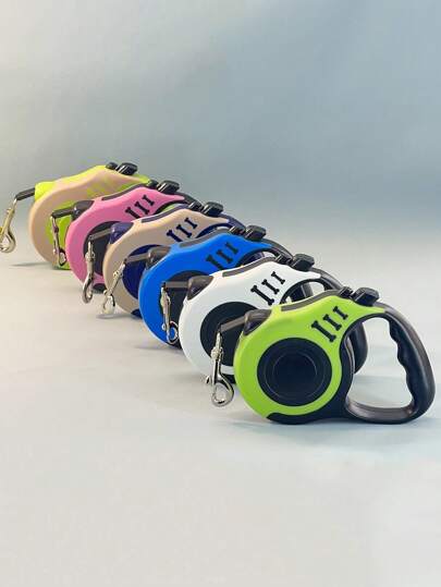 1pc Retractable Dog Leash, Adjustable Dog Walking Lead Suitable For Small/Medium Dogs, Pet Supplies