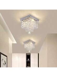 Modern Crystal Pendant Ceiling Lamp Luxurious Decoration Color Lamp