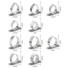 5pcs Stainless Steel Peony Cutter,Flower Cutter Fondant Cookie Flower Sugarcraft Making Tools For Wedding,Birthday Cake Decorating - Peony - View 2