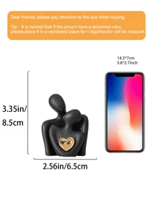 1pc Couple Abstract Sculpture Small Ornaments Home Decoration, Bedroom Decoration Couple Love Office Display-Suitable For Bedroom Romantic Valentine's Day Anniversary Birthday Gift Gifts Graduation