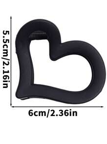 4pcs Kids Hair Clips, New Lovely Heart Design Accessories, Pretty Elegant Hair Decor Clips For Girls, Casual Daily Versatile Hair Accessory