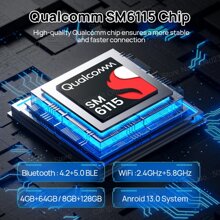 CarlinKit Android 13 LED AI Box Wireless CarPlay Wireless Android Auto Smart Car Multimedia Box Qualcomm Chip SD Expand To 512GB---===---EM Qualcomm SM6115 - 彩色 - 查看 4
