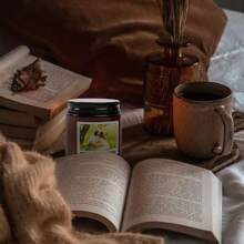 Custom "Love In Sight" Couple Stickers + Scented Candle, Sticker With Romantic Password, Candle With Reveal Your Name, Suitable For Couples Anniversary Gift, Friendship, Coded Scented Candle, Mutual Ritual Gift, Relationship Milestone Gift Set - Photo + Candle - View 6