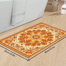 Crystal Velvet 700g/Sqm Dotted Bottom 5mm Thick Area Rug, Bohemian Style Solid Color Carpet, Soft Anti-Slip Washable Rug, Suitable For Indoor & Outdoor, Living Room, Bedroom, Kitchen, Office, Home Decor Back To School