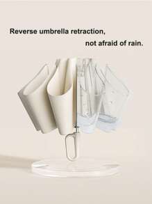 Zuodu Zuo Du Automatic Umbrella With Stronger Construction, Larger Size, Compact, Foldable, Reverse Open & Close Design, Suitable For Both Men And Women