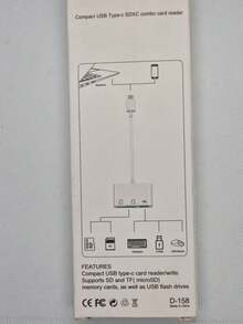 Adaptador de usb-c a usb sd/micro sd, lector de tarjetas - Ver 4