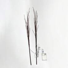 1 White Birch Branch Lamp, Tree Shaped Decorative Lamp, Fairy Lamp, Bright Willow Branch Home, Bedroom, Fireplace, Indoor And Outdoor Decoration