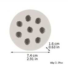 3D Blueberry & Raspberry Silicone Mold For DIY Crafts - Versatile Liquid Resin Casting Tool For Plaster, Clay Decorations - Multicolor - View 8