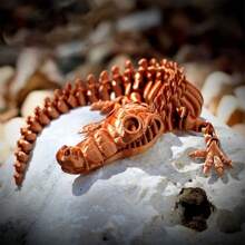 Crocodile Toy Model - Stress Relief Toy - Holiday Gift - Gift - Ornament - Easter Gift - April Fool's Day Gift - Halloween Gift - Christmas Gift - Multicolor - View 3