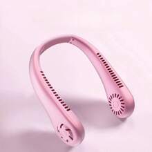 便携式 USB 迷你颈扇，3 档速度设置，可充电，适合旅行、户外和室内使用